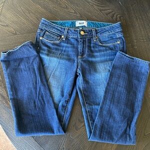 Paige Women's Kelsi Straight Blue Wash Jean Size 27